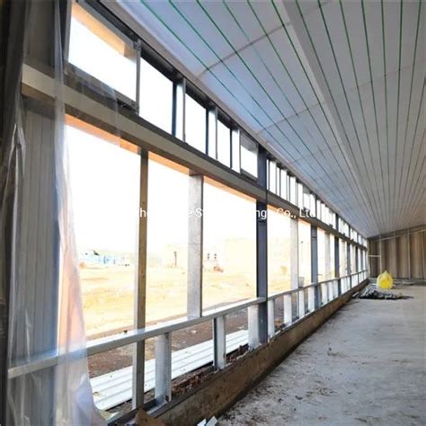 Hot Rolled H Beams Farm Shed Layout And Design Chicken Poultry Breeding