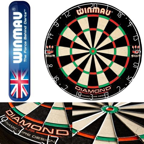 Diamond Plus Dartboard Winmau Bennetts Direct Ltd