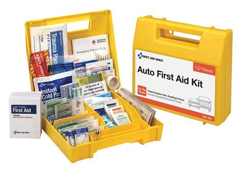 First Aid Only First Aid Kit Kit Plastic Vehicle 25 People Served