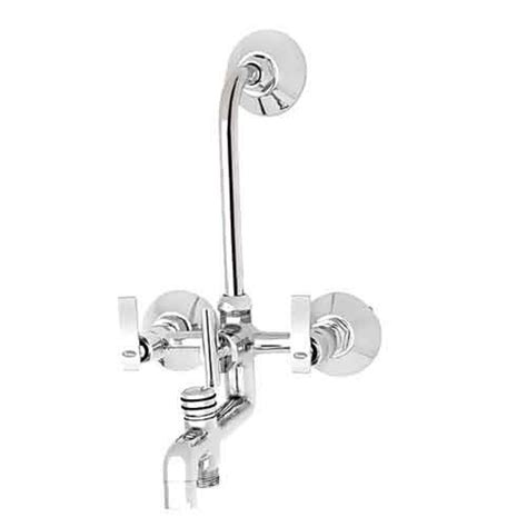 Three Handle Mm In Brass Wall Mixer For Bathroom Fitting Psi