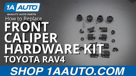 How To Replace Front Caliper Hardware Kit 06 18 Toyota RAV4 YouTube