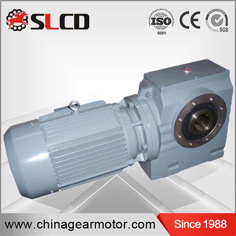 S Series High Efficiency Hollow Shaft Helical Worm Geared Reducer