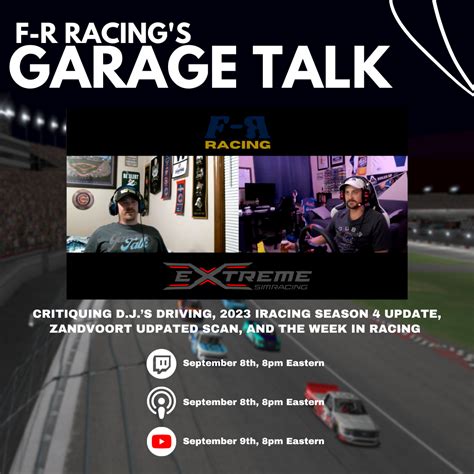 IRacing 2023 Season 4 Preview GT Podcast F R Racing