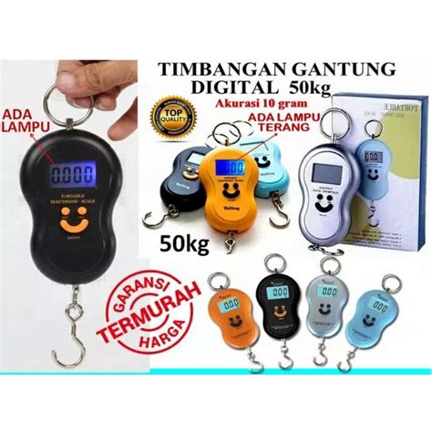 Jual H106 TIMBANGAN GANTUNG SMILE TIMBANGAN KOPER TIMBANGAN DIGITAL