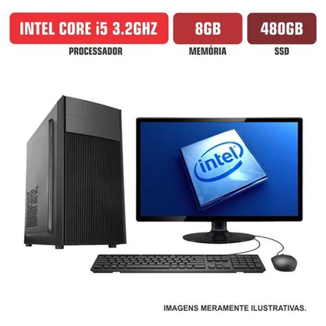 Computador Flex Computer Intel Core I Gb Ssd Gb Monitor