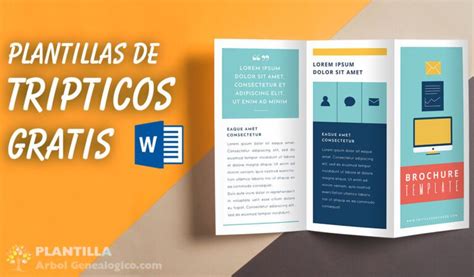 Plantillas Para TrÍpticos Word Gratis ️ 2022