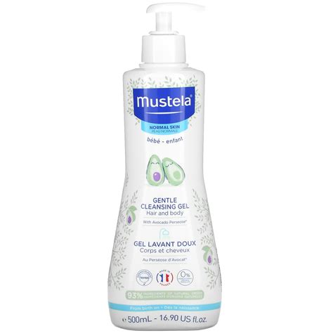 Mustela Baby Gentle Cleansing Hair And Body Gel With Avocado For