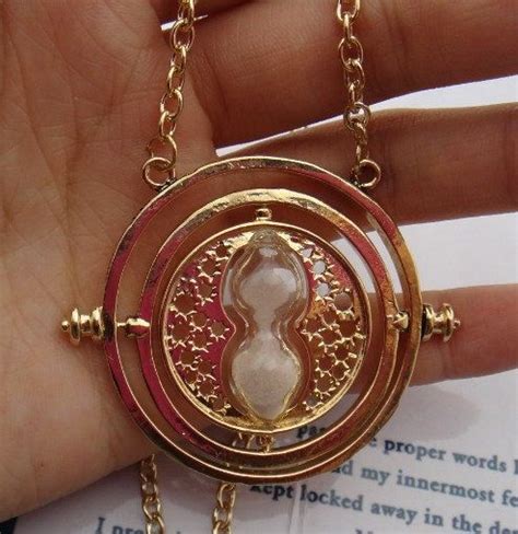 Harry Potter Time Turner Necklace K Gold Plated Hermione Granger