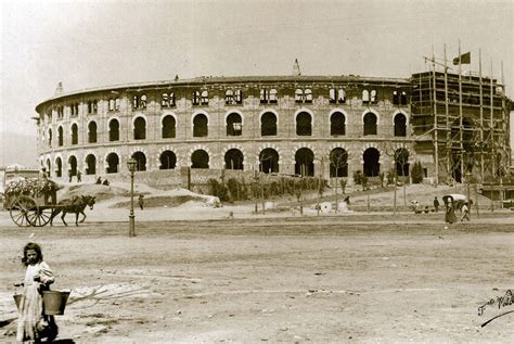 Construcci N De La Plaza De Toros De Las Arenas De Barcelona Cultura