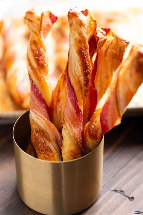 Puff Pastry Cheese Straws With Bacon Recipe — The Mom 100