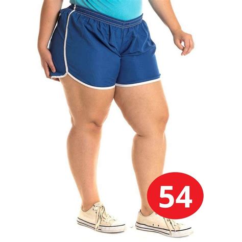 Short Feminino Praia Tactel Adulto Plus Size Liso Extra Tamanho