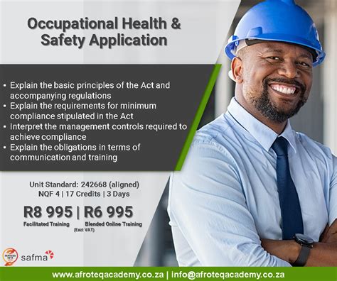 Occupational Health Safety Application Cape Town Afroteq Academy