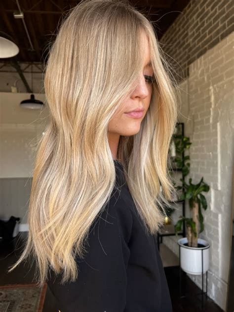 Vanilla Blonde Hair In Dyed Blonde Hair Summer Blonde Hair