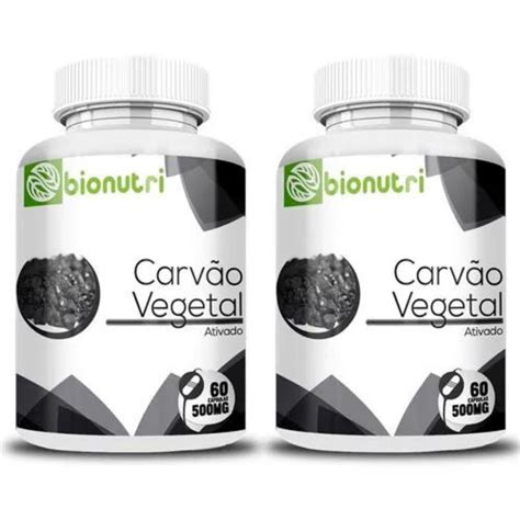 Kit Carv O Vegetal Ativado Mg C Psulas Submarino