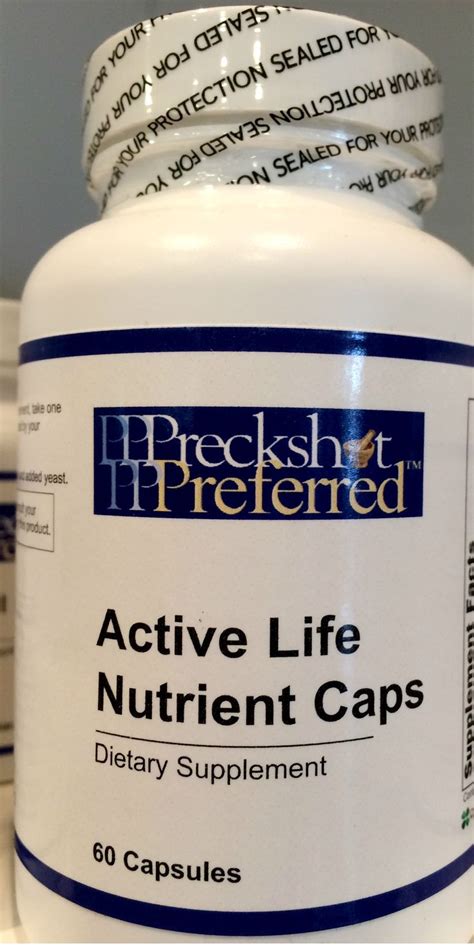 Active Life Nutrient Capsules Are A Balanced Vitaminmineraltrace