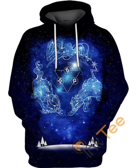 Constellation Legendary Pokemon Hoodie 3d Animetrium