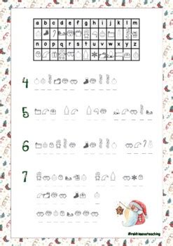 Christmas Cryptogram By Rakhimova Teaching Tpt