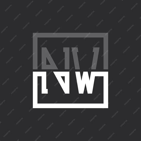 Premium Vector Creative Modern Minimalist Nw Letter Logo Design