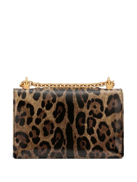 Dolce Gabbana DG Girls Leopard Print Crossbody Bag Black FARFETCH