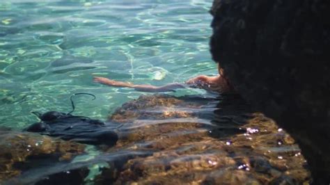 Naked Sensual Woman Relaxing In The Wate Stock Video Pond5