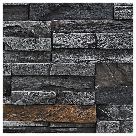 SAMPLE - Faux Stacked Stone Wall Panel - Almond - Contemporary - Wall Panels - by Buy Faux Stone