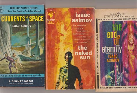 Isaac Asimov Currents Of Space Naked Sun End Of Eternity Sts Antiquarian Collectible