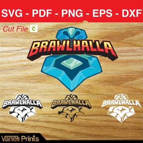 Brawlhalla Logo Vector Svg Png Dxf Eps Pdf Etsy Singapore