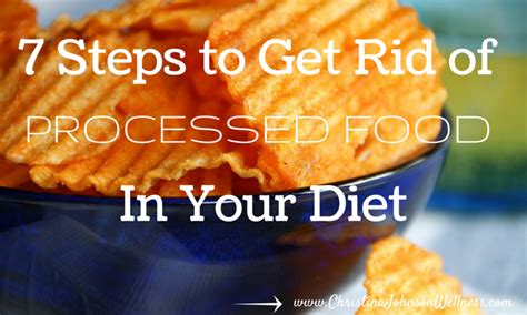steps   rid  processed foods   diet