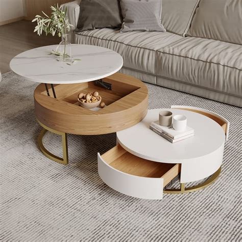 White round coffee table – Artofit