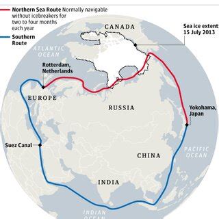 Northern Sea Route (downloaded from... | Download Scientific Diagram