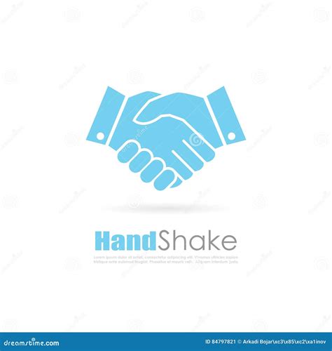 Bro Handshake Abstract Vector Sign Symbol Or Logo Template Friends