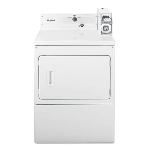 Whirlpool 7 4 Cu Ft Coin Operated Gas Commercial Dryer White At Lowes