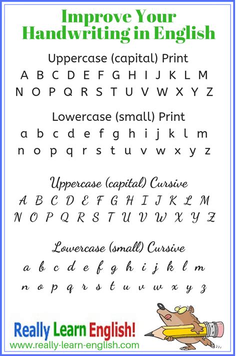 How to Improve your Handwriting in English