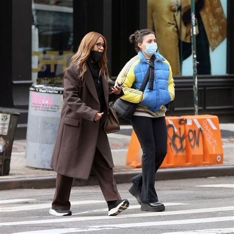 Iman And Alexandria Zahra Jones Shopping In Soho In New York 12282021 • Celebmafia