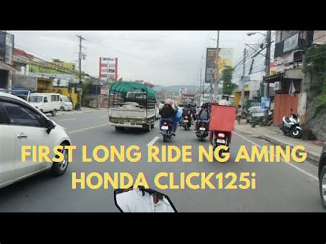 FIRST LONG RIDE NG AMING HONDA CLICK 125i MALABUYOC TALISAY CITY CEBU