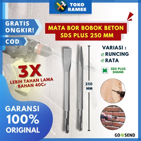 Mata Bor Bobok Tembok Alat Pahat Beton Chisel Betel Runcing Lancip