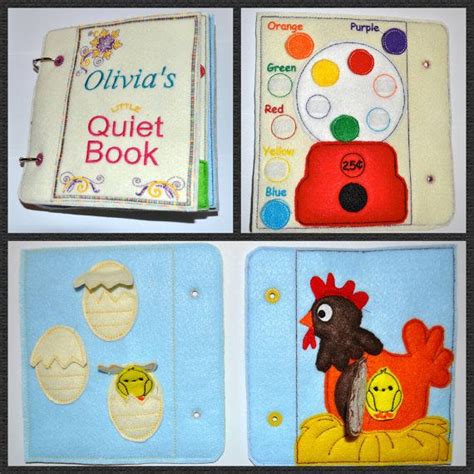 Complete Quiet Book Pages Machine Applique Embroidery Design File Felt