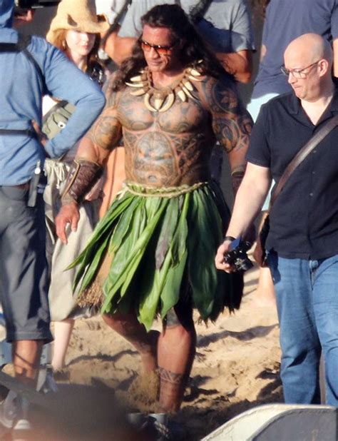 Dwayne Johnson Films Live-Action 'Moana' in Hawaii: Photos