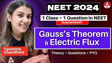 Gausss Law And Electric Flux Part 1 NEET 2024 Class 12th