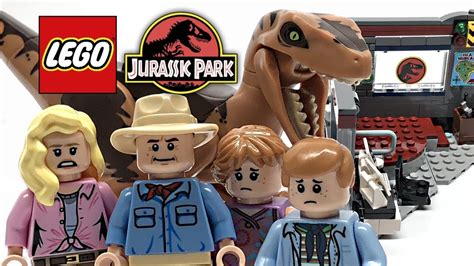 Lego Jurassic Park Velociraptor Chase Review Set Youtube