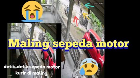 Detik Detik Sepeda Motor Kurir Dimaling Dengan Sigap Dan Cepat Youtube