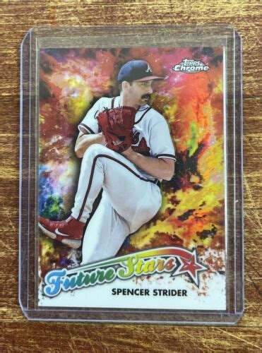 Topps Chrome Future Stars Fs Spencer Strider Ebay