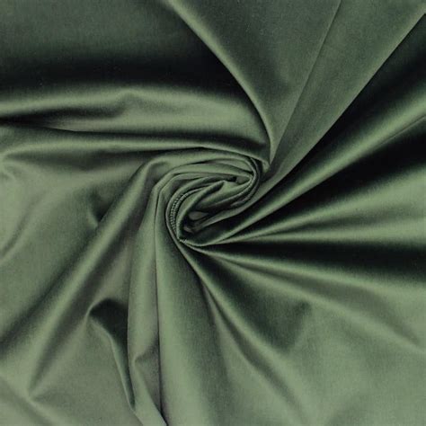 Velvet fabric - green