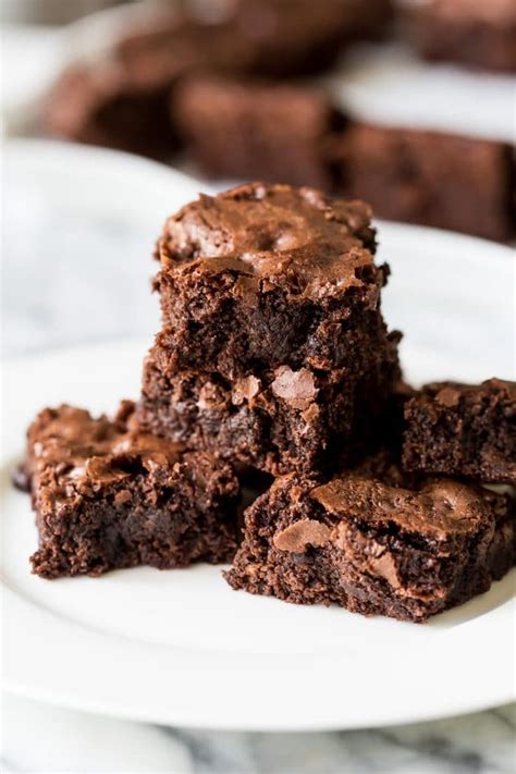 Homemade Chocolate Brownies From Scratch Fudgy And Delicious Better Than Box Mix