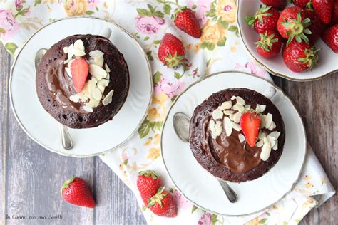 Mug Cake Fragole E Cioccolato In Cucina Con Mia Sorella