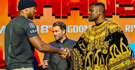 Anthony Joshua Vs Francis Ngannou D Couvrez Ce Que Le Vainqueur Peut