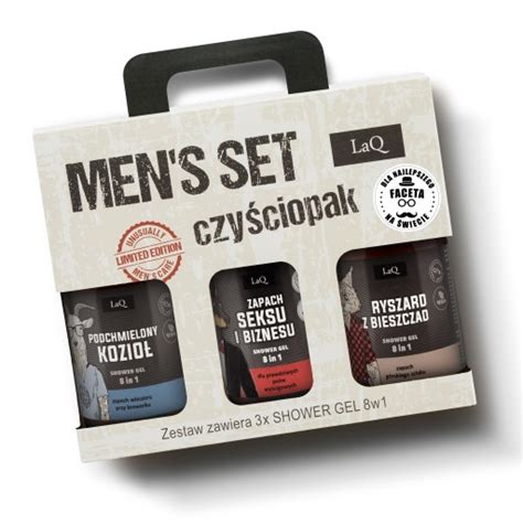 Dárek pro muže sada sprchový gel KOZIOŁ SEX a PODNIKÁNÍ RYSZARD LaQ za CZK Allegro