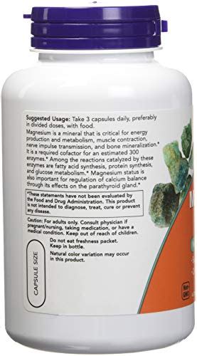 Now Magnesium Citrate Milligram Veg Capsules Pack Pricepulse