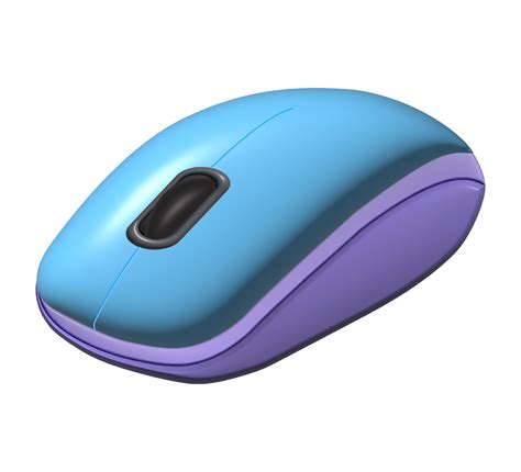 Realistic Mouse Pc D Rendered Front View Png