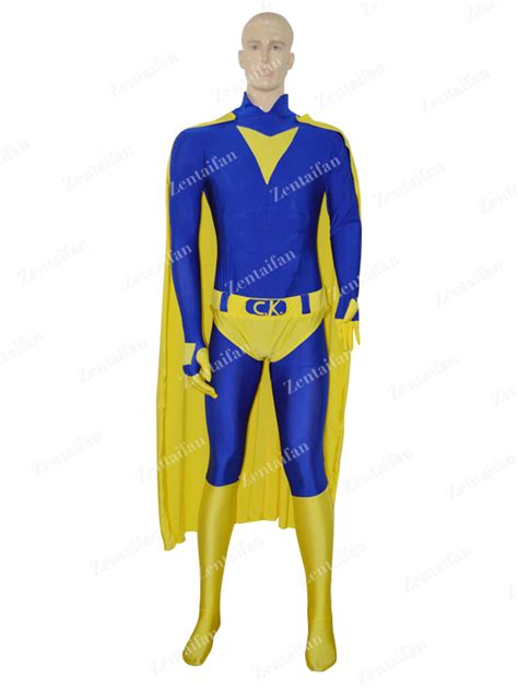 Royal Blue And Yellow Ck Custom Superhero Costume Sc424 Us4700